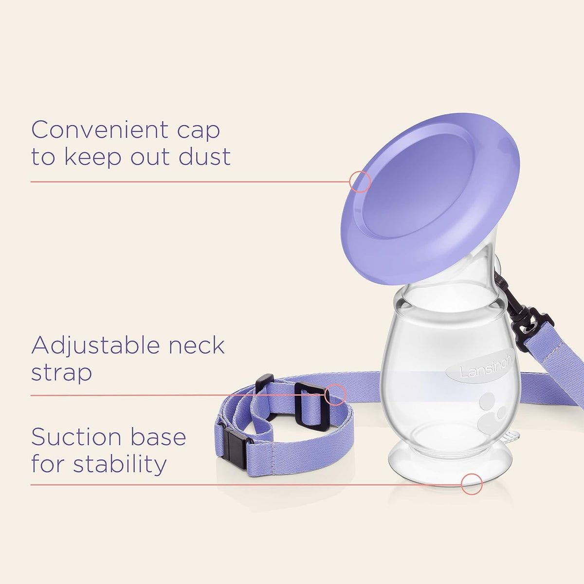 LANSINOH Silikon-Milchsammelschale