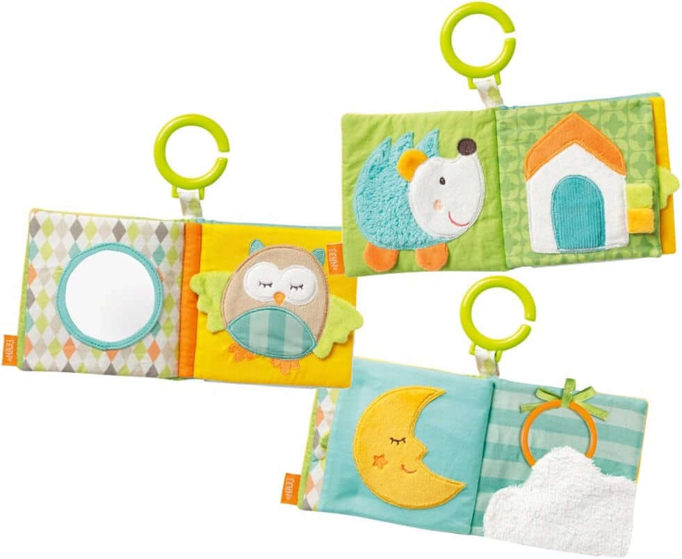 FEHN livre sensoriel avec miroir SUSPENSION