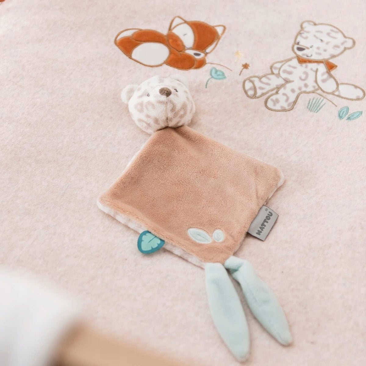 NATTOU doudou IRBIS NEIGE JUNGO 25 cm
