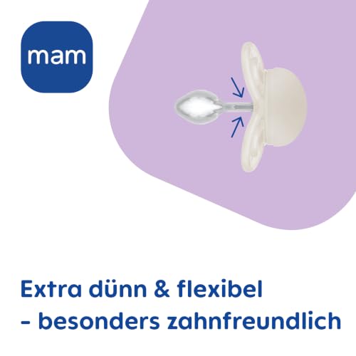 MAM Perfect Start silikonska duda, 0-2m, x2