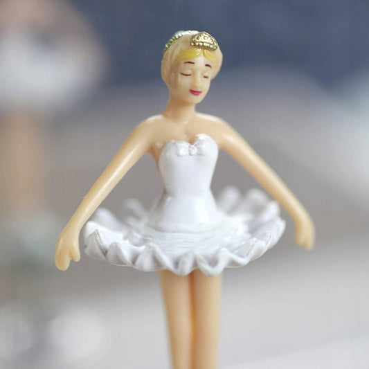 TROUSSELIER Balerina szkatułka nakręcana pozytywka Chopin "Nokturny" baletnica w białej sukience