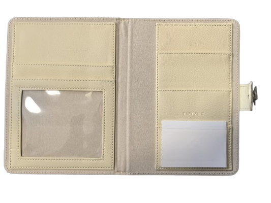 TWIVEE Love custodia per scheda gravidanza in pelle sintetica 15,5 x 21 cm