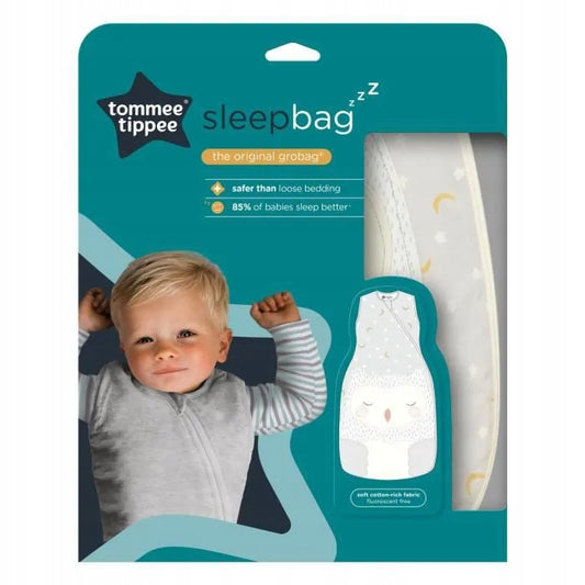 TOMMEE TIPPEE śpiworek 1TOG 6-18msc GROBAG do spania dla niemowląt, bezpieczny i wygodny sleepbag