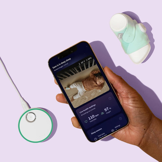 OWLET videovizualna varuška Cam 2 + nogavičke za merjenje življenjskih funkcij Dream Sock