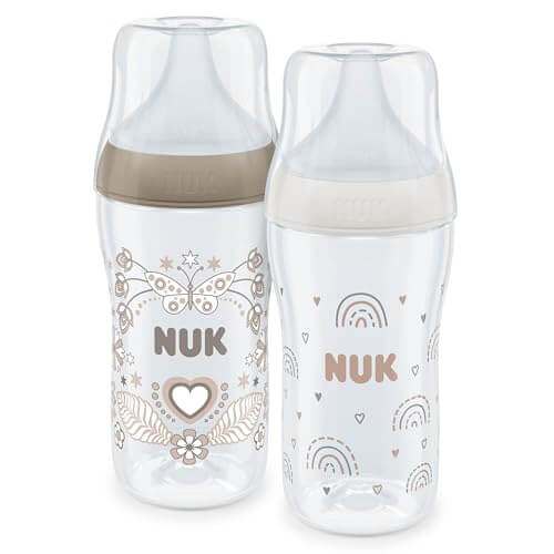 NUK Perfect Match butelka dla niemowląt 3m+ 260ml x2