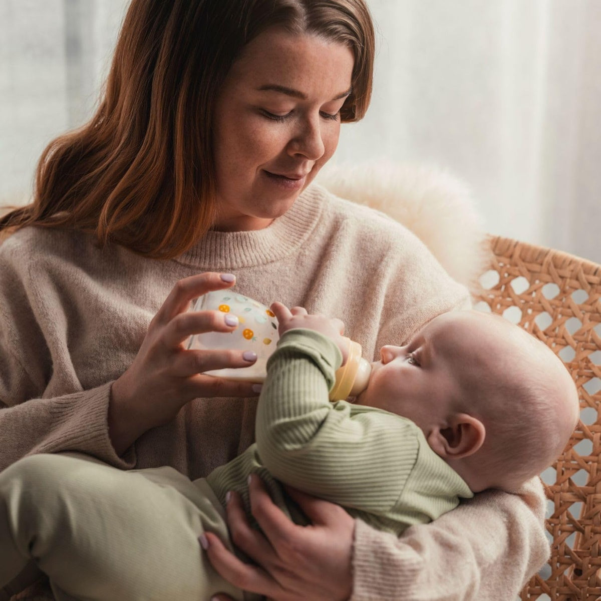 MAM Feel Good steklenička iz stekla 170 ml, 0 m+, cucelj 1