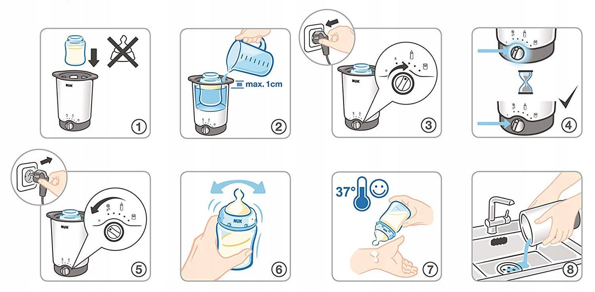 NUK Thermo 3in1 Flaschen- und Gläschenwärmer