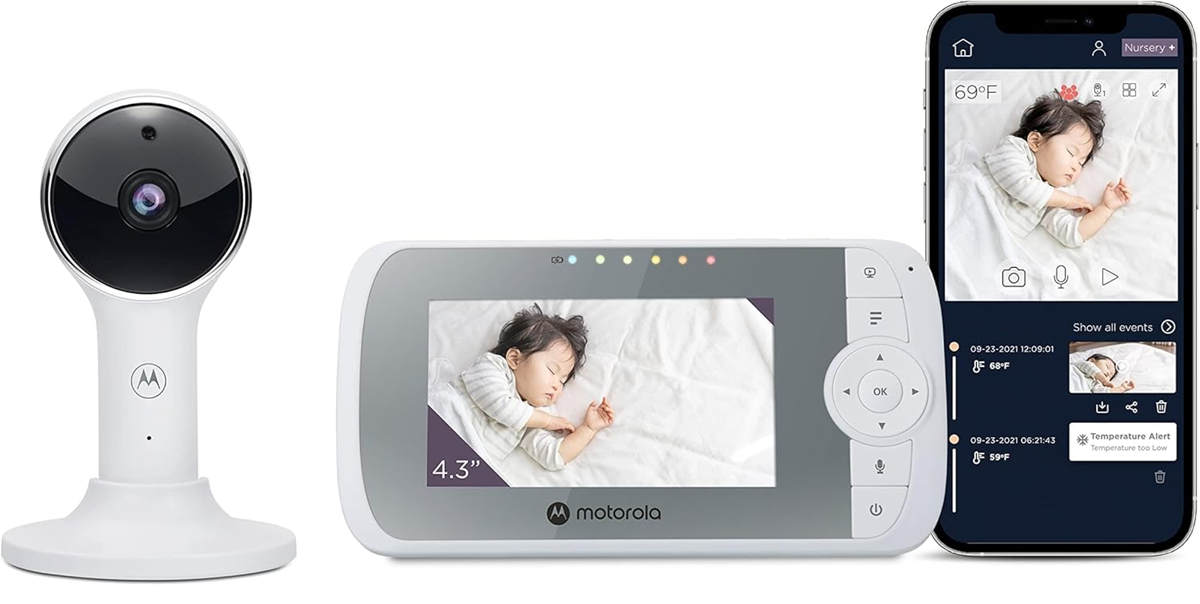 MOTOROLA VM64 Connect baby monitor electronic 4,3"