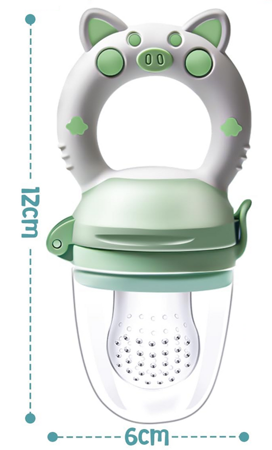KAIYINGXIN massaggiagengive dosatore di frutta per bambini 3-24 mesi 2 pezzi 2 tettarelle