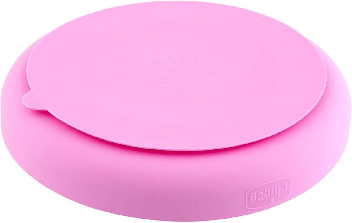 CHICCO Easy Menu plato de silicona dividido en tres secciones con ventosa 12 m+