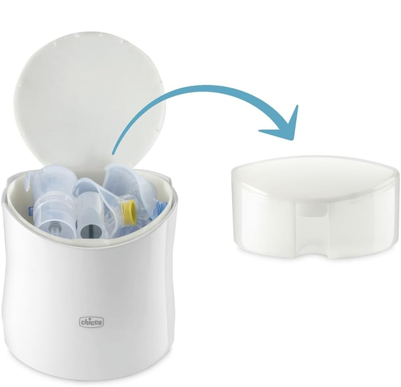 CHICCO Easy Breath Family inhalador nebulizador 0,37 ml/min con recipiente