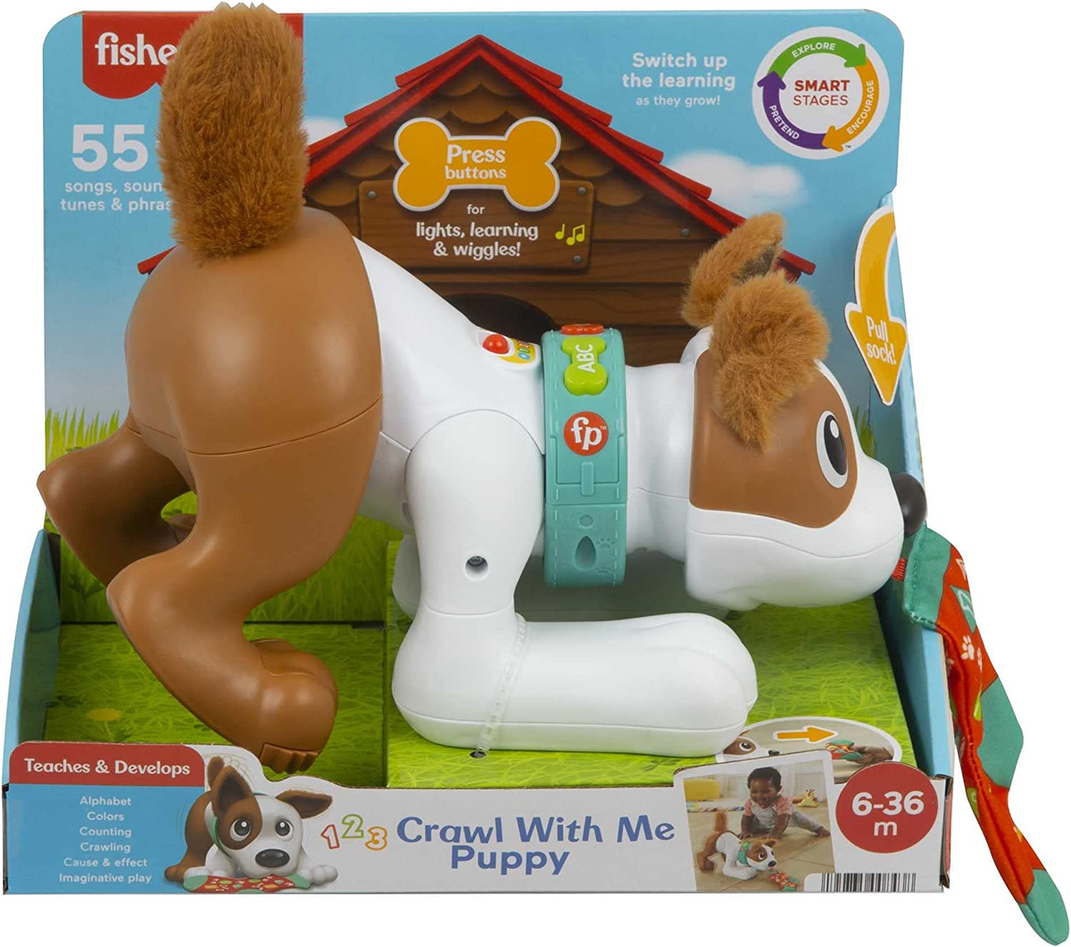 FISHER-PRICE διαδραστικό ΣΚΥΛΑΚΙ γερμ. γλώσσα