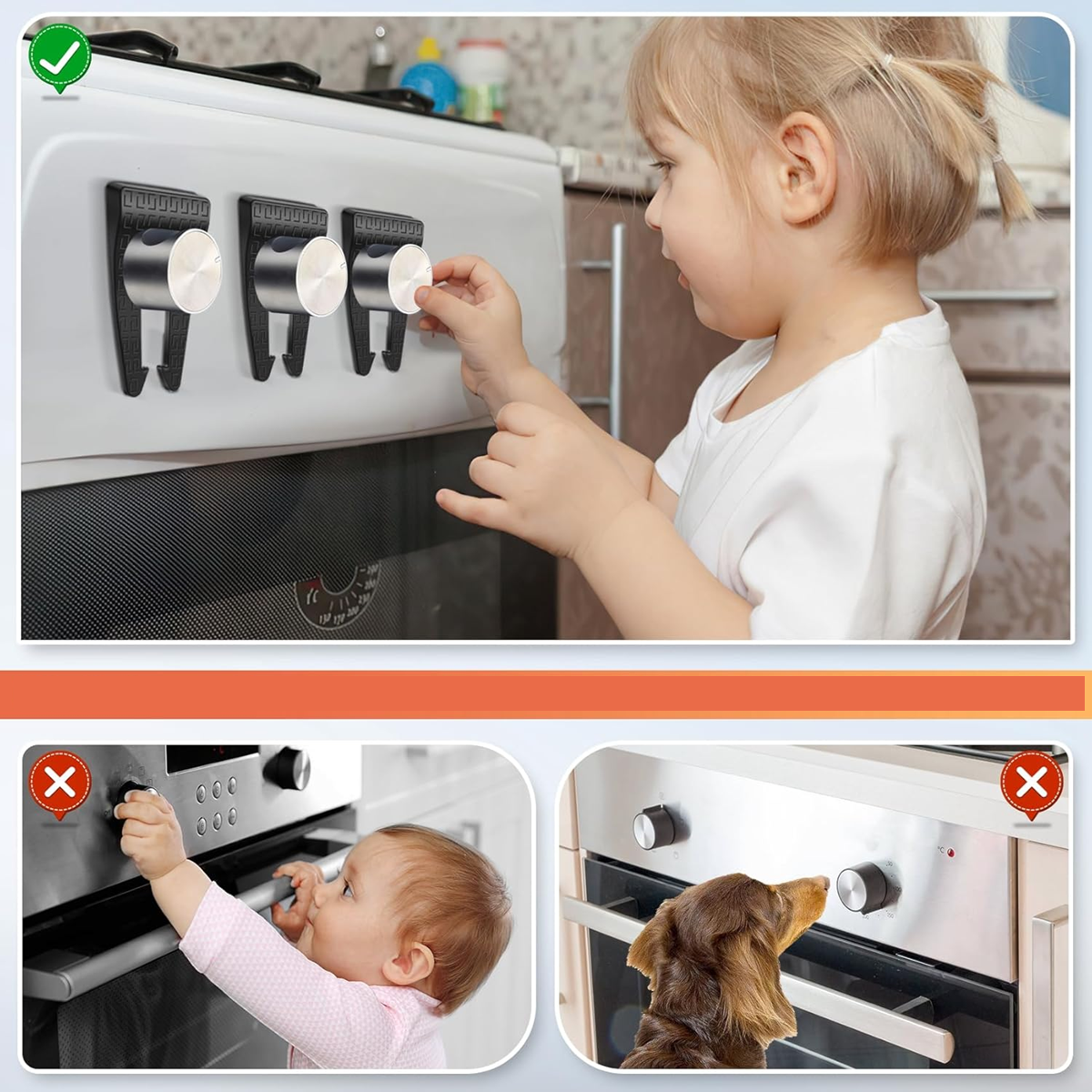 CosyCayaoven and cooker knob safety devicecolour blackwidth 4 cm, length 8.1 cmweight 148 gmaterial rubberfree