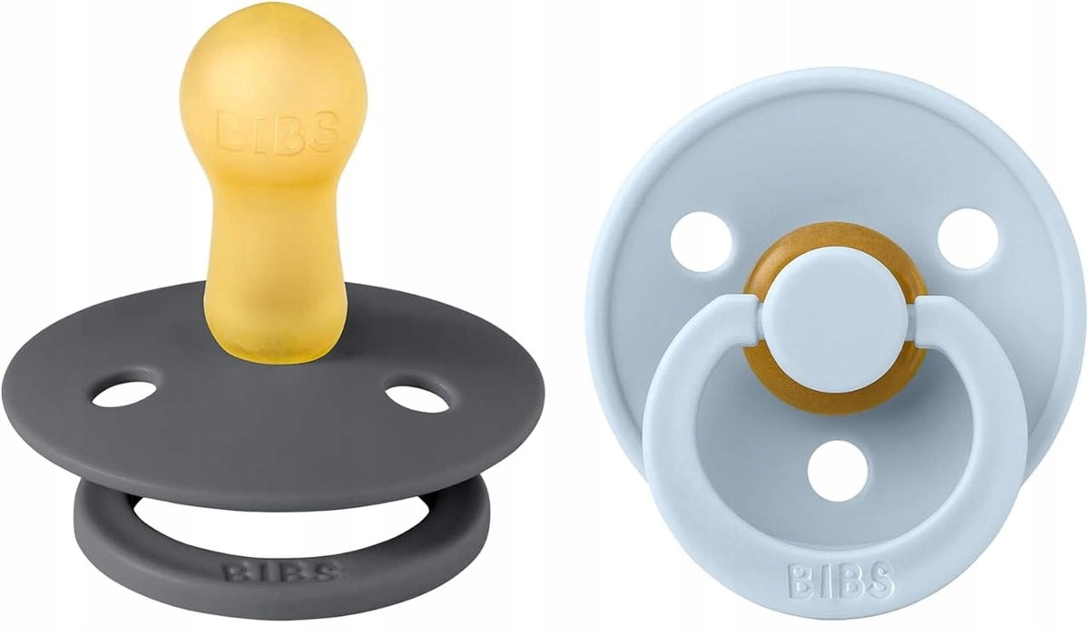 BIBS COLOUR dudlíky uklidňující 2pack kaučuk 18-36 měsíců