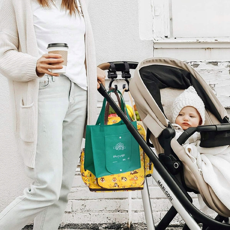 LAOKEAI Haken für Kinderwagen, 2 Stück