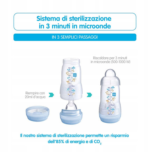 MAM Easy Start biberon anticolica 260ml 2m+
