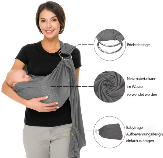 CUBY fascia ad anelli per portare il bambino