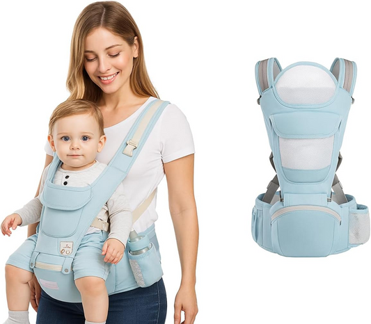 MARSUPIO ergonomico con cintura ventrale 4 in 1