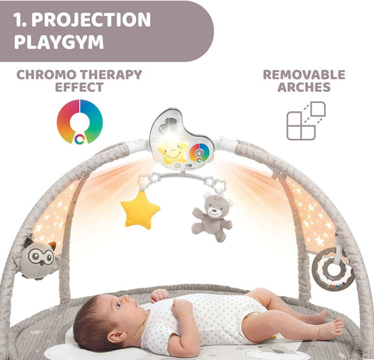 CHICCO Enjoy Colors Gym mata edukacyjna 3w1 + projektor