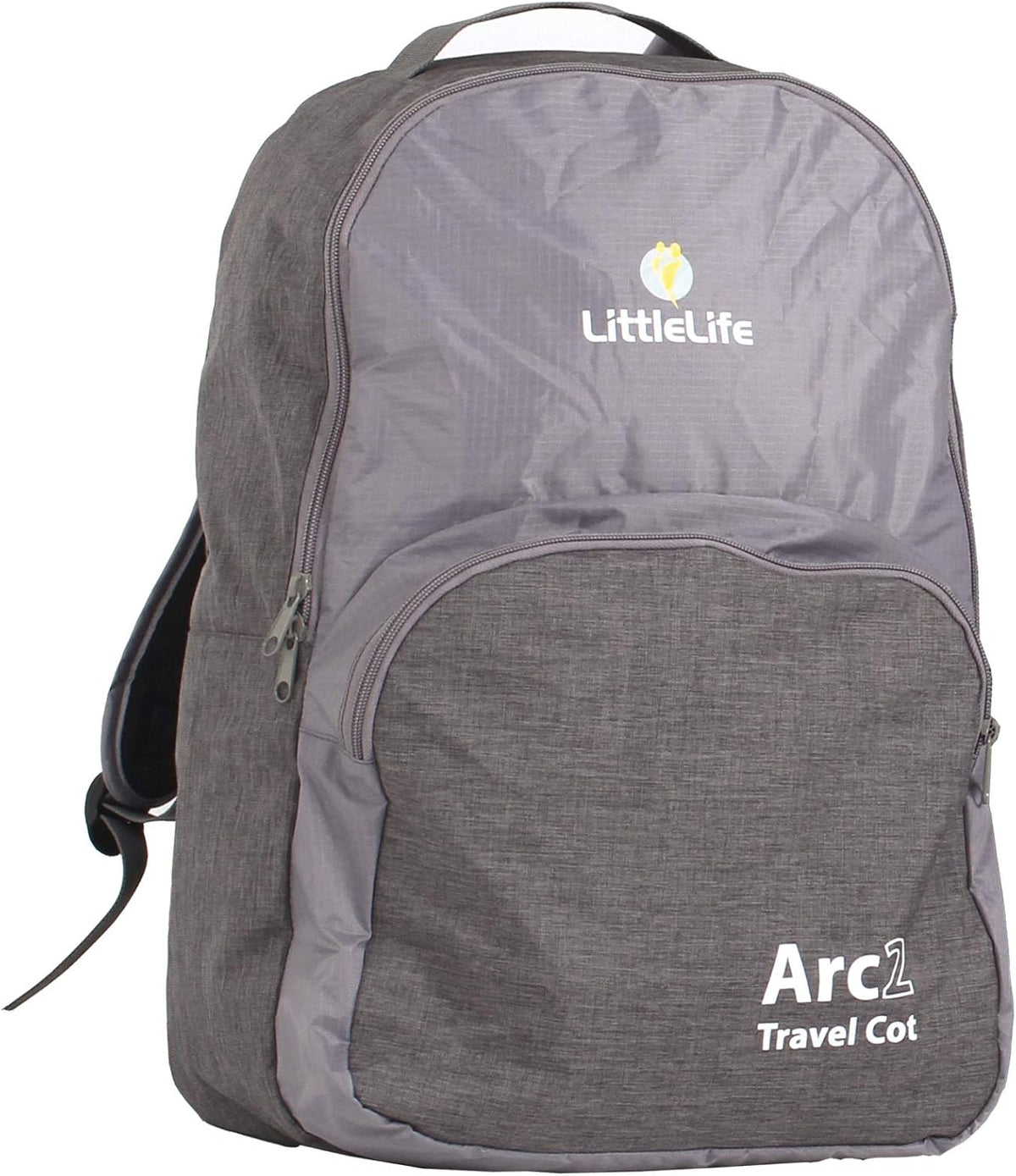 LITTLELIFE Arc2 φορητό κρεβατάκι ταξιδιού με στρώμα, συμπαγές σε σακίδιο πλάτης