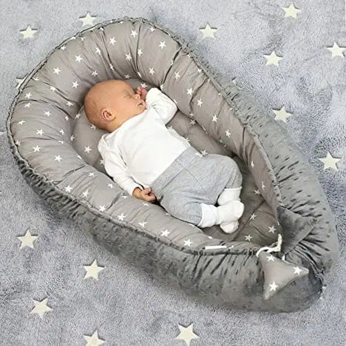 TOTSY BABY otroško gnezdece 90 x 50 minky