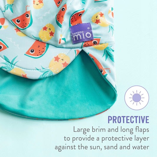 BAMBINO MIO cappellino da nuoto 0-12 mesi UPF reversibile