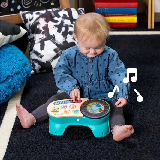 BABY EINSTEIN DJ Discovery дървена конзола с тъч 50 мелодии и звуци