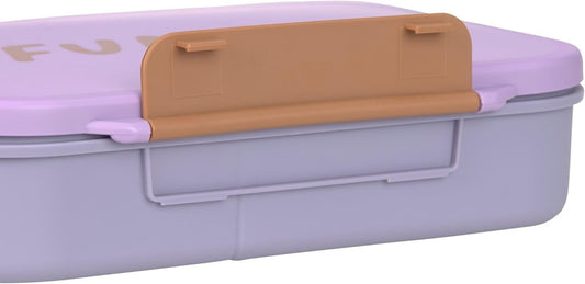 LASSIG Bento lonchera con compartimentos extraíbles 17x21 cm PEQUEÑO CORAZÓN