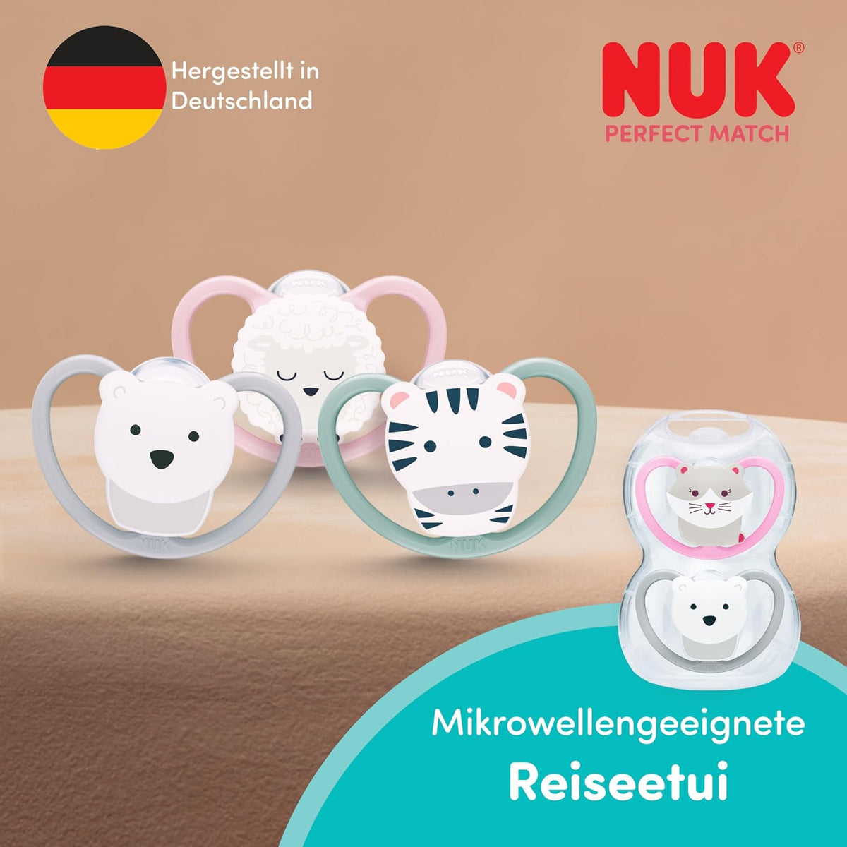 NUK Perfect Match Air duda 0-6m x2 DISNEY