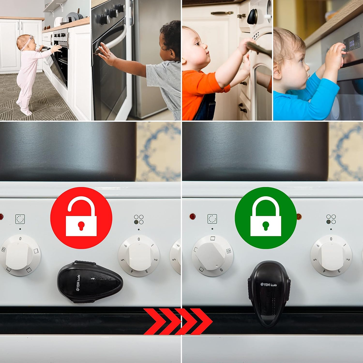 YDM Kids protector de seguridad para puerta de horno 1 unidad