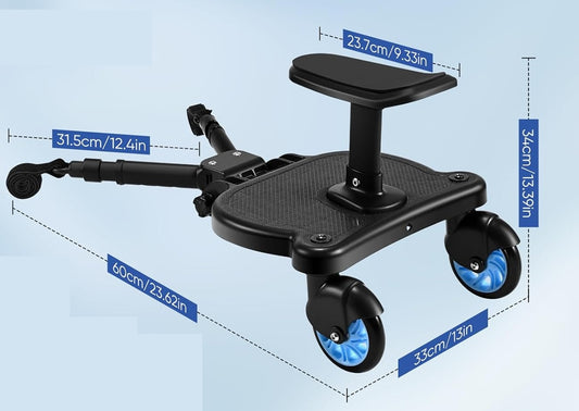 FNRIDS platformă universală pentru cărucior, capacitate de încărcare 25 kg