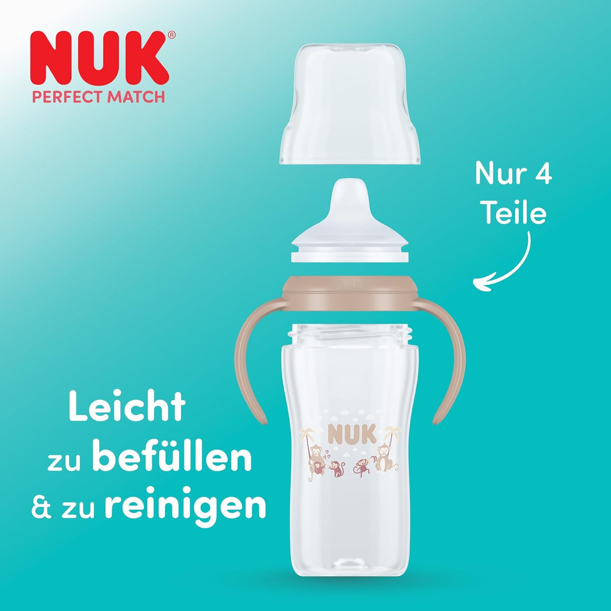 NUK Perfect Match Learner učni lonček 150 ml 6m+