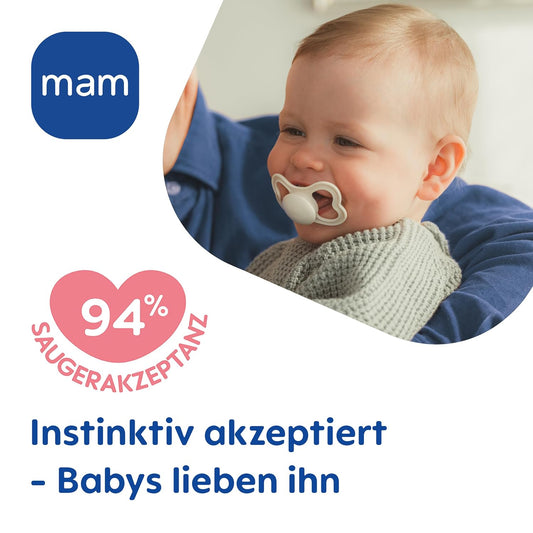 MAM Supreme silikonový dudlík x2 6–16 měsíců