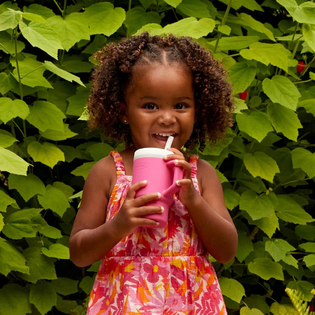 INFANTINO My 1st Tumbler gobelet anti-fuite en silicone avec embout 266 ml 6 m+