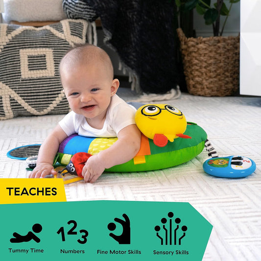 BABY EINSTEIN blazina za igro na trebuščku gosenica 0+