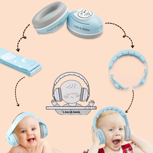 LILIAN & GEMA 2 in 1 cuffie antirumore protettive 25 dB + custodia GUFO