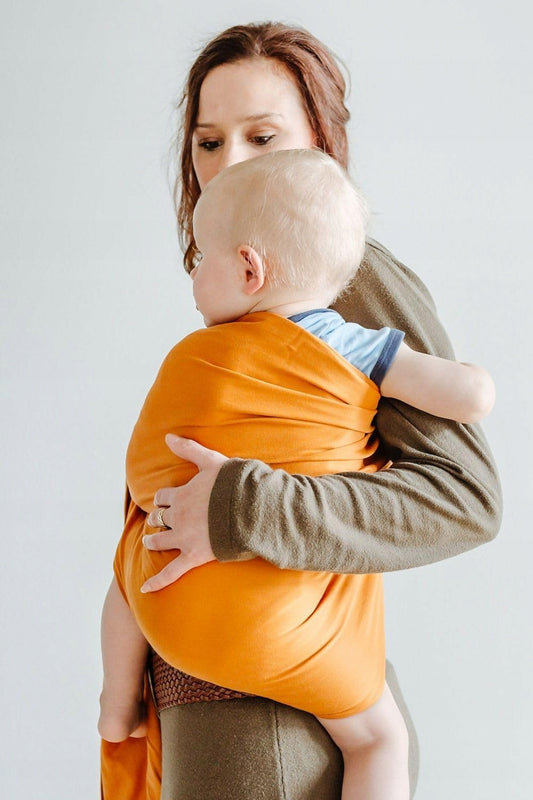 SHABANY fascia ad anelli per portare il bambino COTONE BIOLOGICO