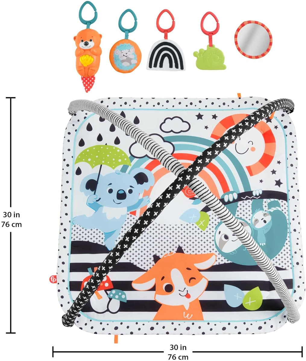 FISHER-PRICE izobraževalna podloga 3v1 + igrače
