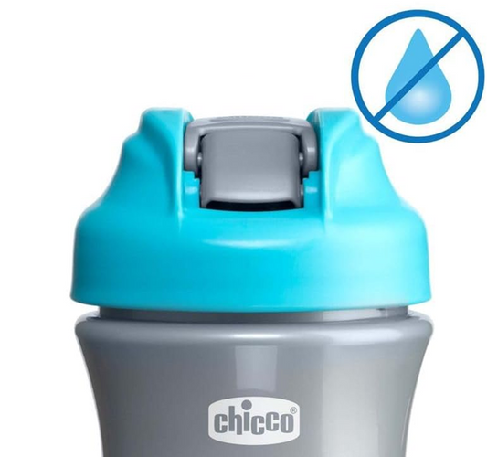 CHICCO Pop-up Cup netečúci pohár s náustkom a slamkou 350 ml 2 roky+
