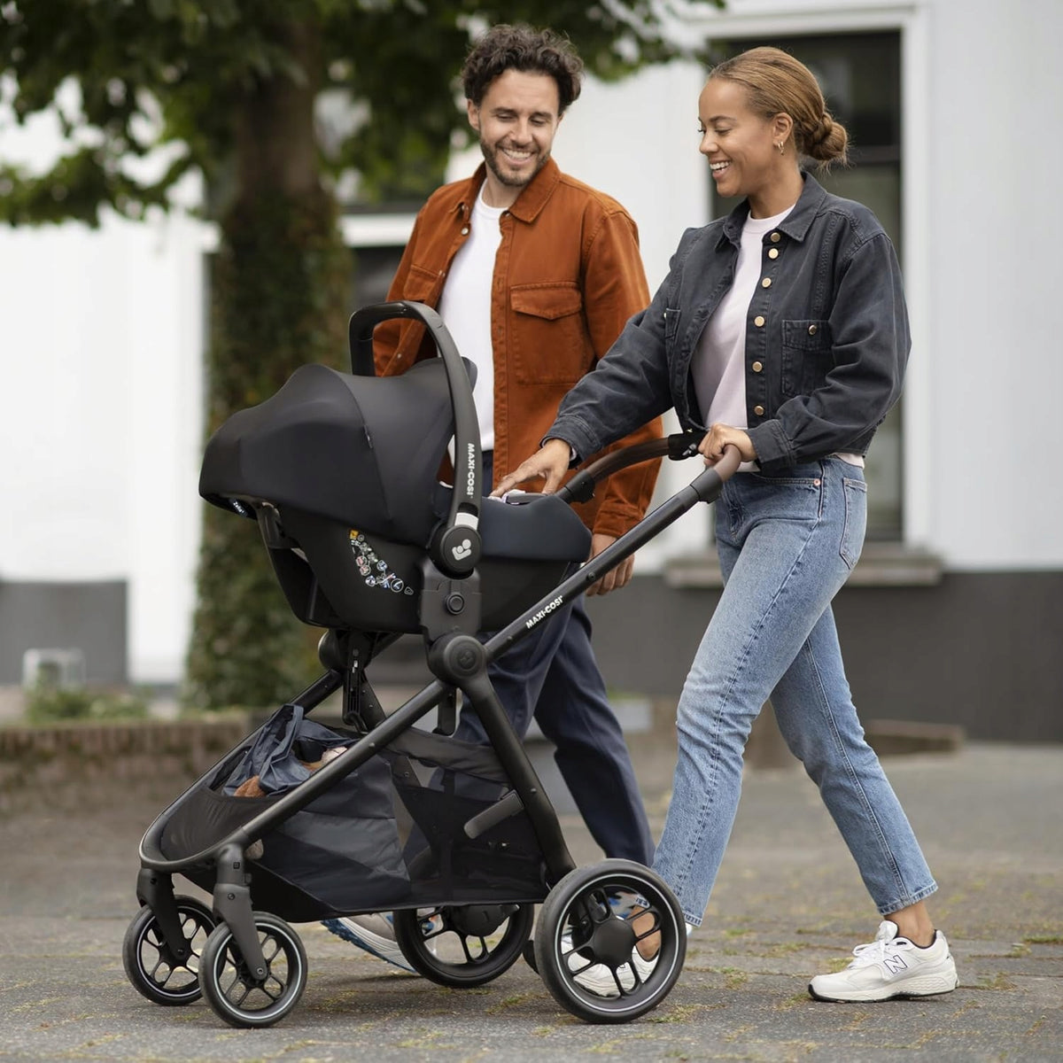 Adaptor MAXI-COSI cărucior ADORRA LEONA OXFORD LILA NOVA scaun auto PEBBLE CORAL