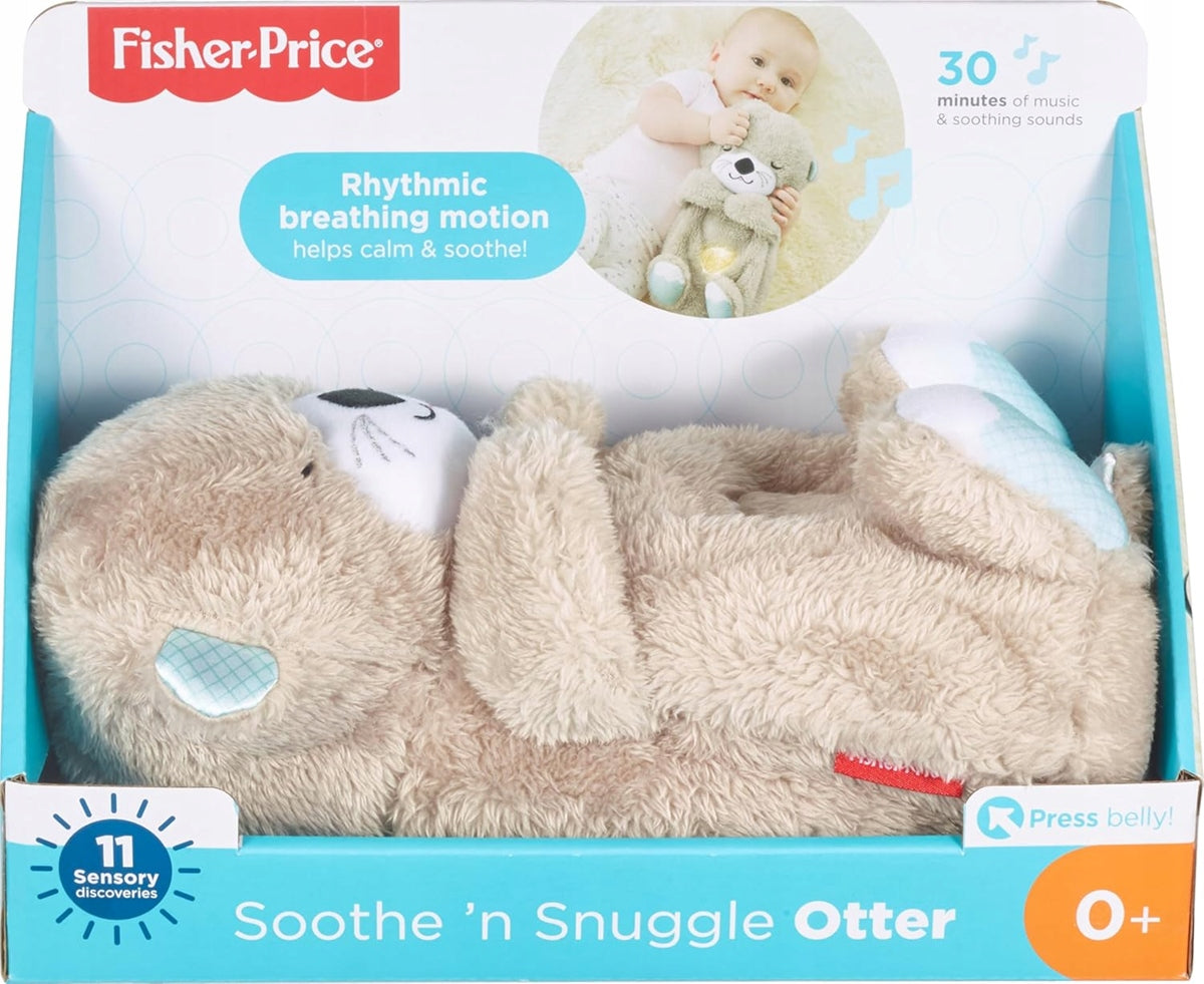 FISHER-PRICE Spící VYDRA s pohyblivým bříškem, zvuky a světlem