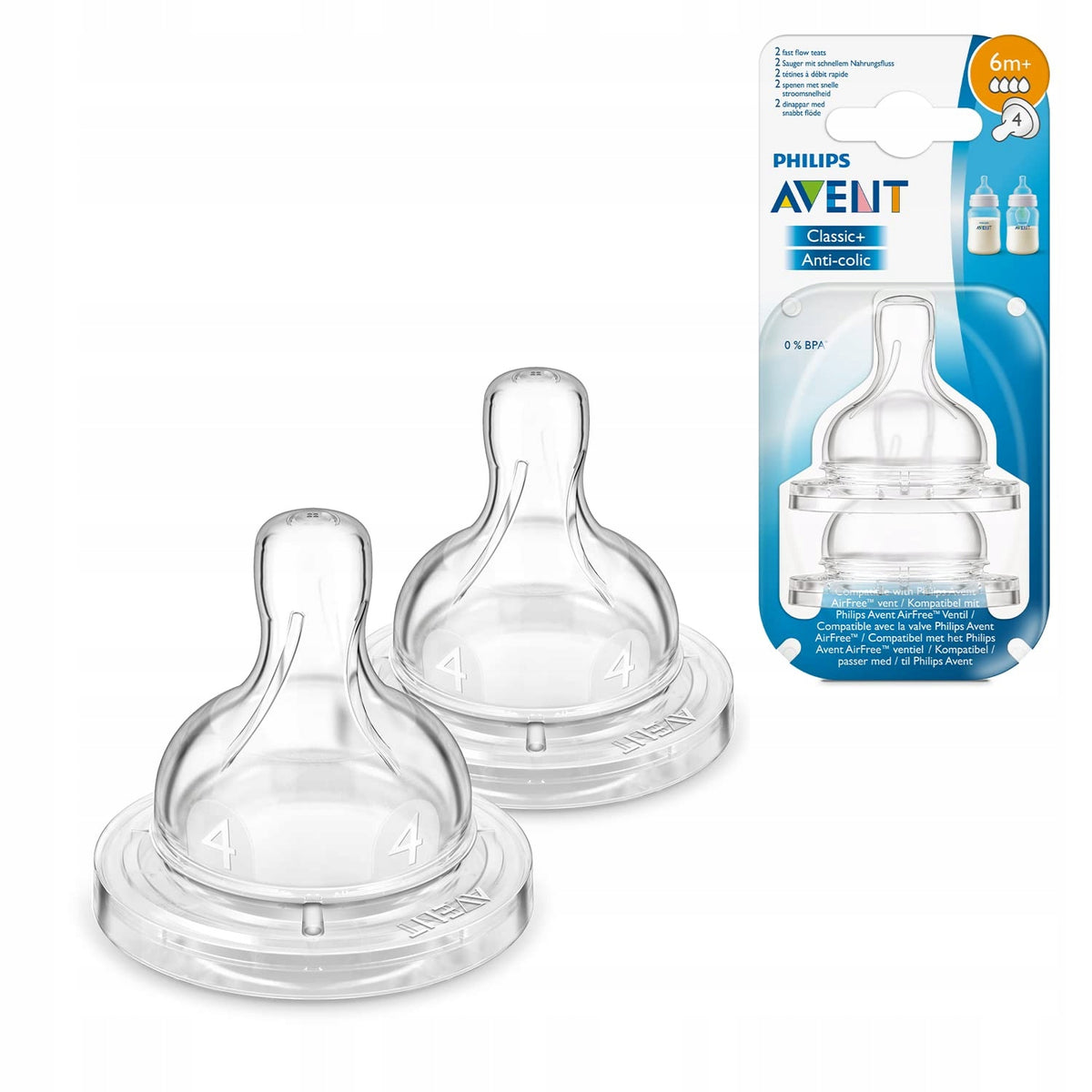 PHILIPS AVENT Classic+ Anti-colic dude 6m+ x2 SCF634/27