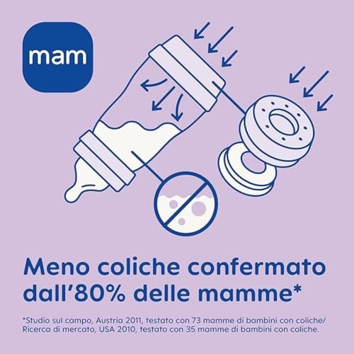 MAM Easy Start steklenička proti kolikam 260ml 2m+
