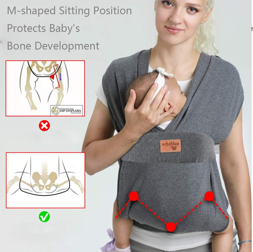 VRBABIES μαλακός εργονομικός μάρσιπος 3–15 kg