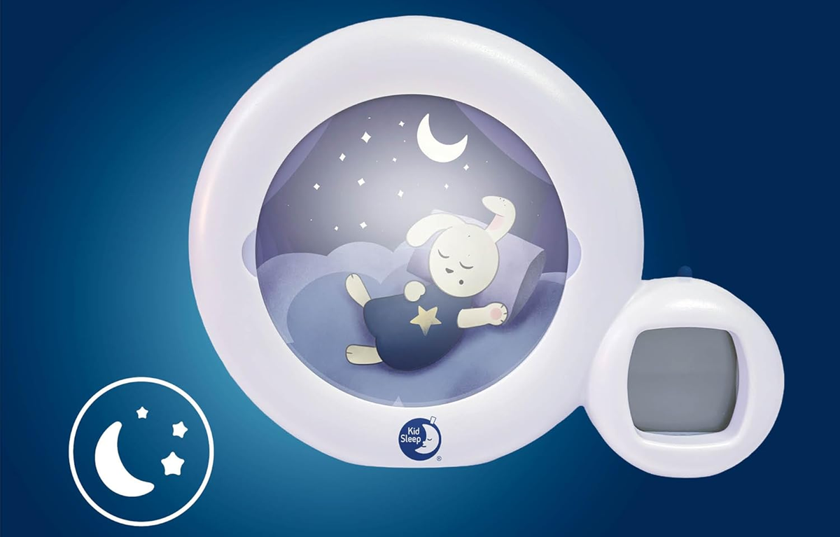 PABOBO Kid'Sleep Moon 3en1 reloj despertador de entrenamiento para niños