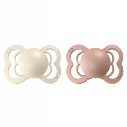 BIBS SUPREME sucettes apaisantes en silicone 0-6 mois SYMÉTRIQUES