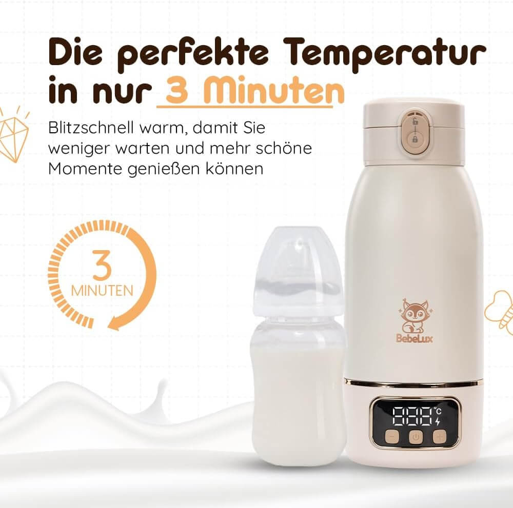 BEBELUX BebeWarm podgrzewacz PODRÓŻNY USB 3'
