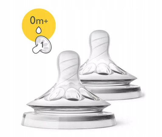 PHILIPS AVENT Natural tettarelle per biberon 0 mesi+ x2