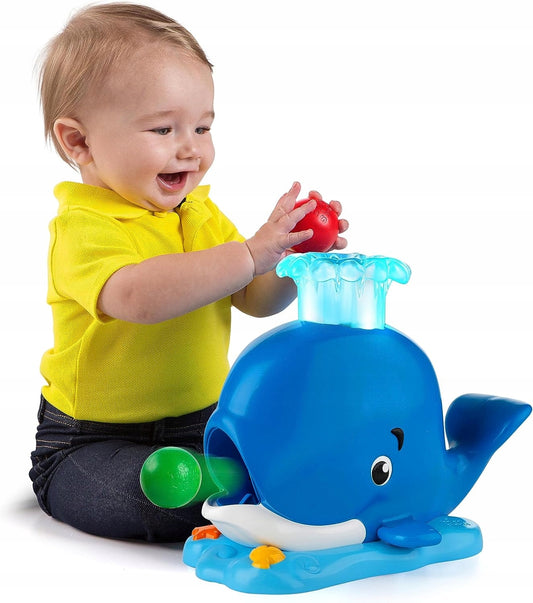 BRIGHT STARTS walvis stuiterende balletjes