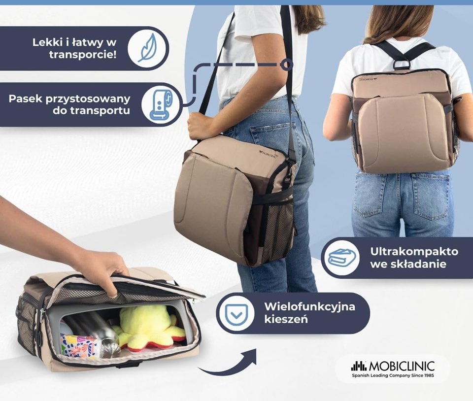 MOBICLINIC Monkey silla elevadora portátil para alimentación